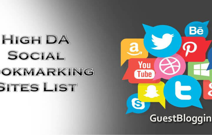 High DA Social Bookmarking Sites